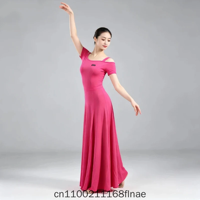 Large Scale Display of Modern Dress New S9003 National Standard Short Sleeved Dance Dress for Women's Stage Performance
