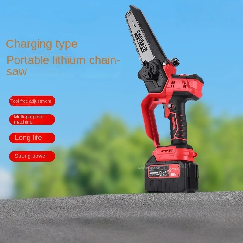 8 Inch Electric Chain Saw Sierra Eléctrica Portátil Mini Tronçonneuses À Batterie Tronçonneuse Électrique Kettensäge Akku 체인톱