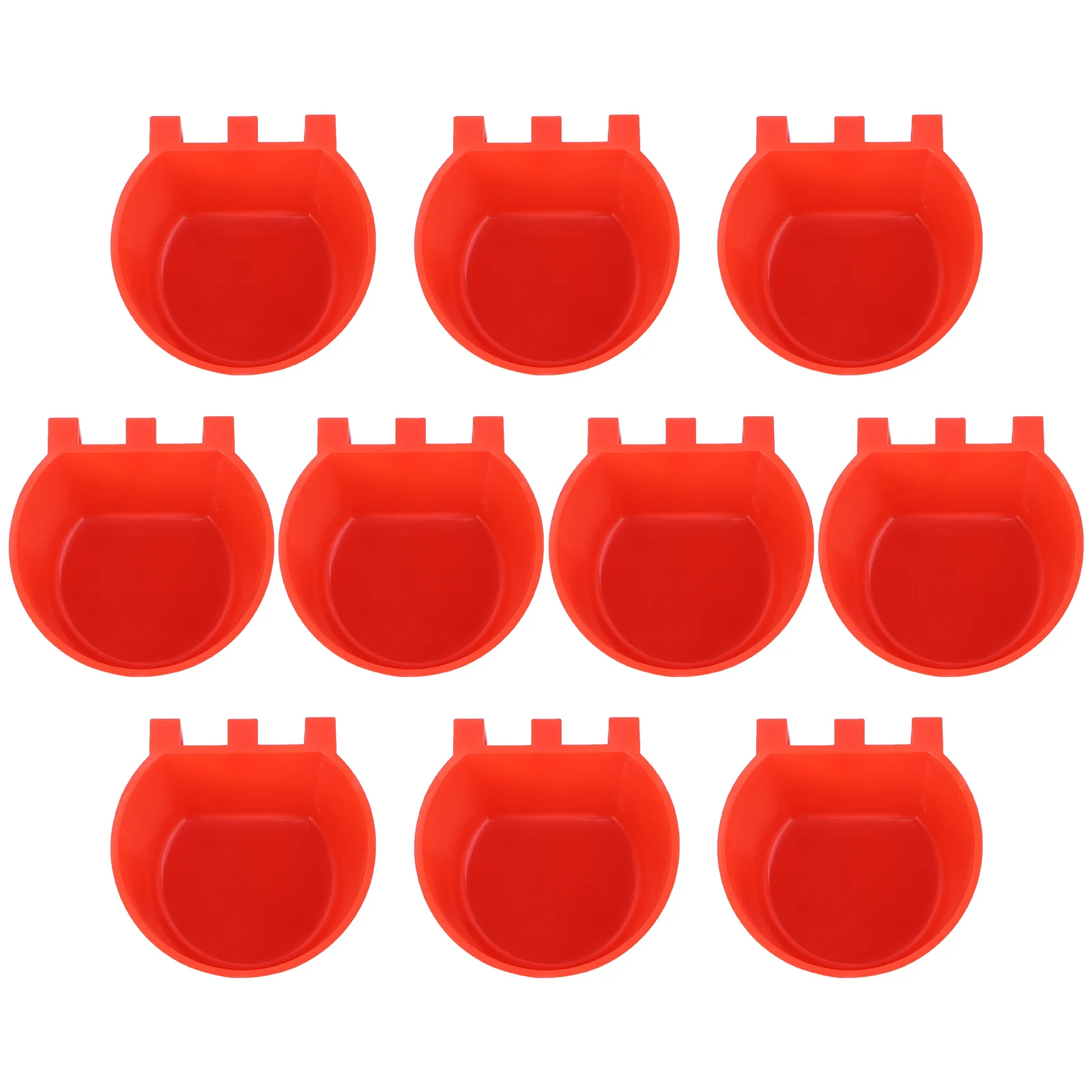 

10 шт. складные кормушки для птиц, утолщенная полиэтиленовая клетка, миски для кормления, чашки для воды, голуби, попугай, кормушка для кормления, прочные принадлежности