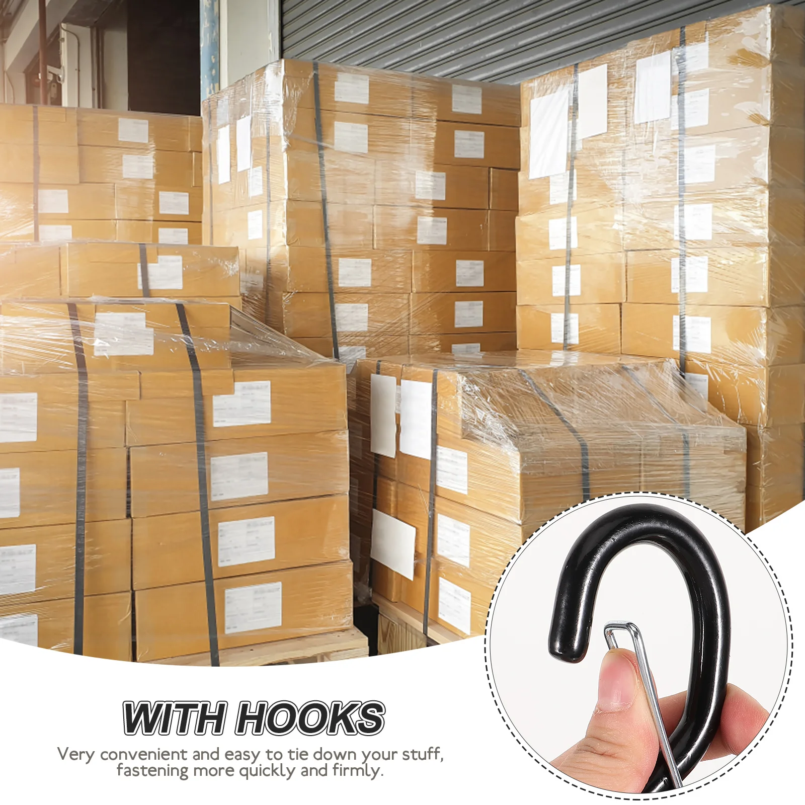 

s Black 3m Bicycle Cargo Binding Belt Durable Polyester Straps Hook Luggage Fixing Tie Down Riding Storage Packing