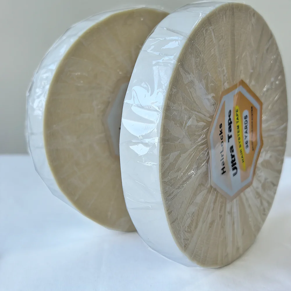 36야드 폭 양면 테이프 가발 고정용 접착제 스포츠 코스프레 연극 공연용 흔들리지 않는 가발용