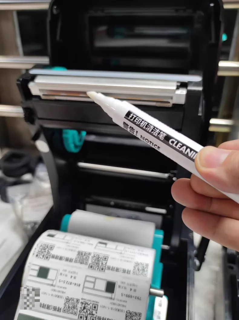 Printhead Cleaning Pen Universal Maintenance Pen for Thermal Barcode Printer Safe Effective Print Head Cleaner for Most Printer
