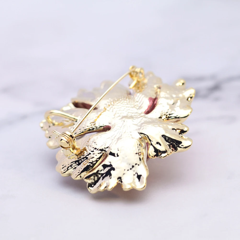 

Peony Brooch Women Alloy Flower Pin Shining Breastpin Gift For Valentine Birthday Christmas Party Accessories