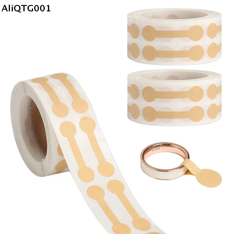 

500 самоклеящихся этикеток для ювелирных изделий: бирки-гантели для ожерелий и колец, аксессуары для демонстрации и ценников DIY