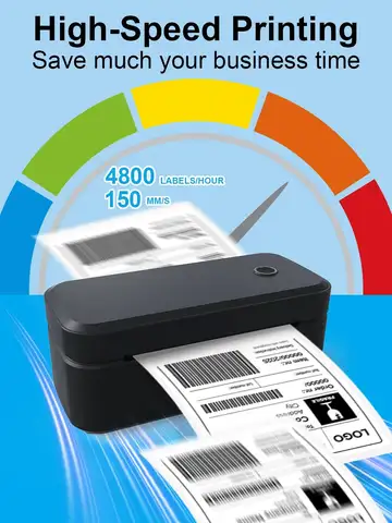 Marklife X4 Thermal Label Printer Portable Printer for 4x6 Mailing Packages Printing Bluetooth & Automatic Label Recognition