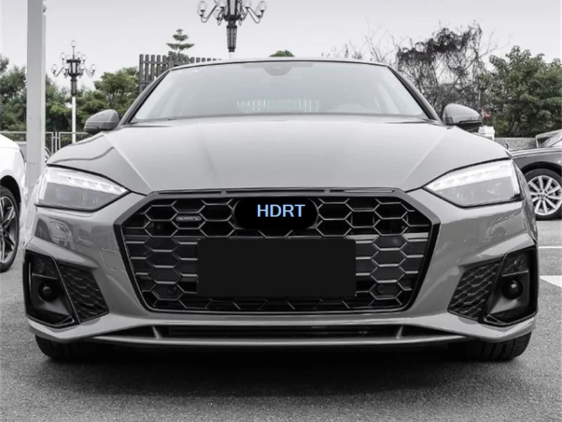 Car Front Shovel Racing Grille Bumper Tail Wing Spoiler Fog Light Rear Lip Reverse Mirror Handle Bowl Kit For Audi A5/S5 2021 +