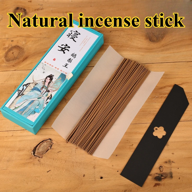50g Natural Plant-based Raw Materials Incense Sticks Household Bedroom Tea Room Aromatherapy Relaxation Meditation Purifies Air