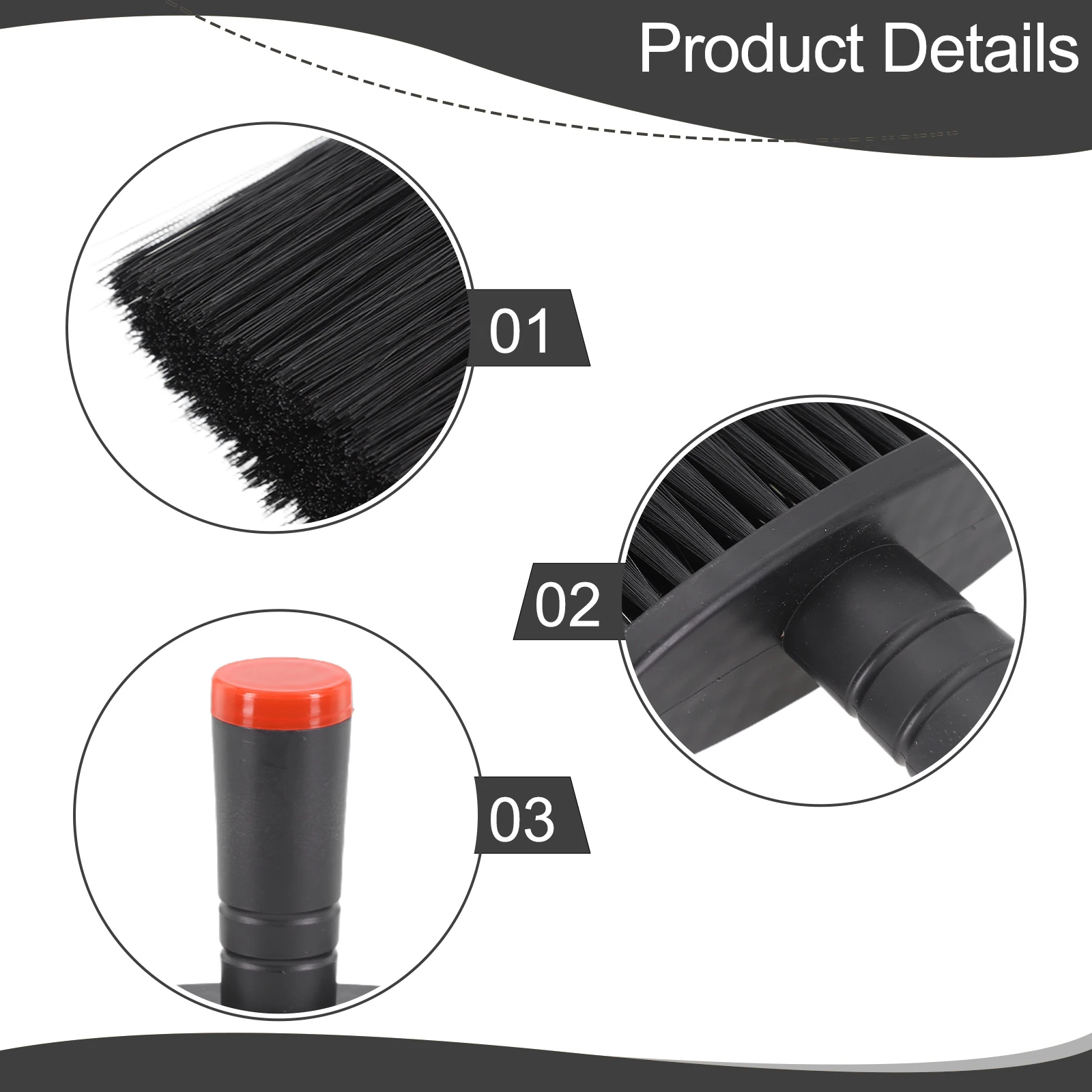Car Detailing Brush Car Cleaning Brush Replacement Soft Brush Air Conditioner Cleaning Tool Crevice Clean Interior