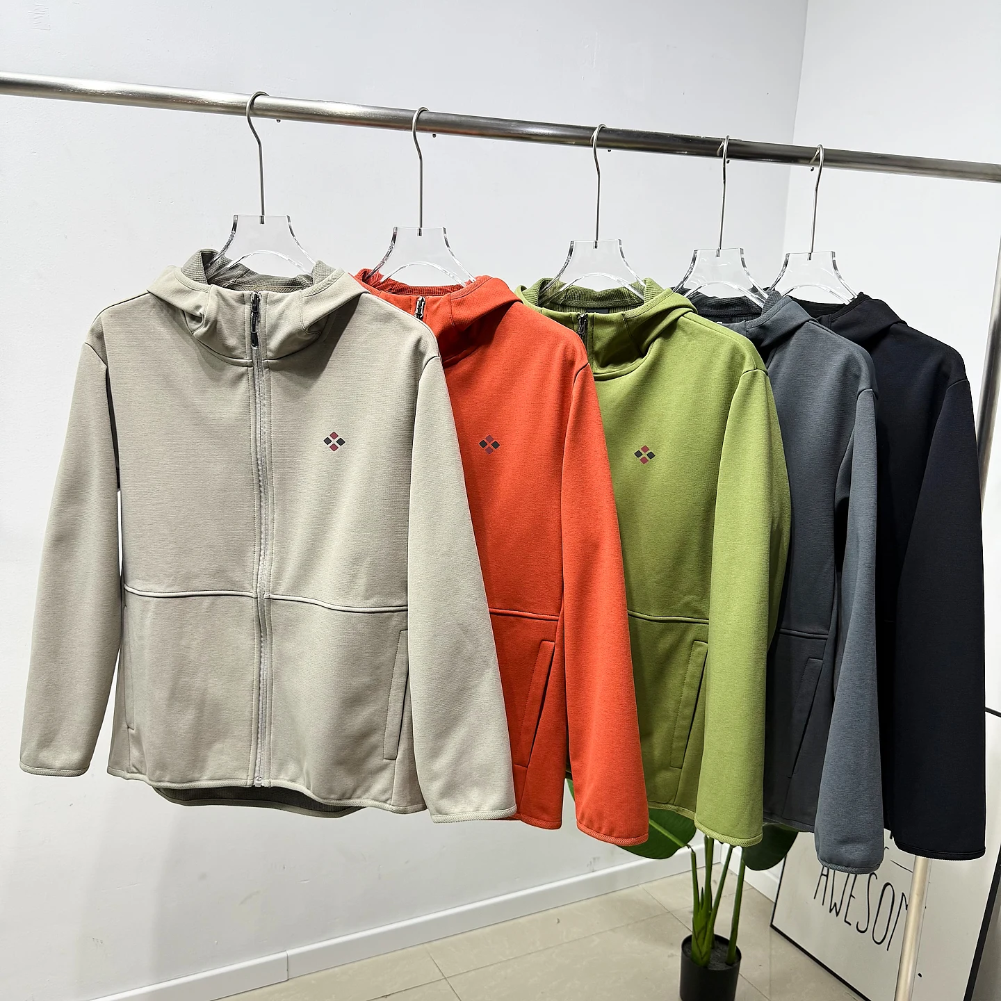 

Мужская уличная повседневная куртка-кардиган с капюшоном, дышащая, ветрозащитная, осенне-зимняя, с длинными рукавами, на молнии