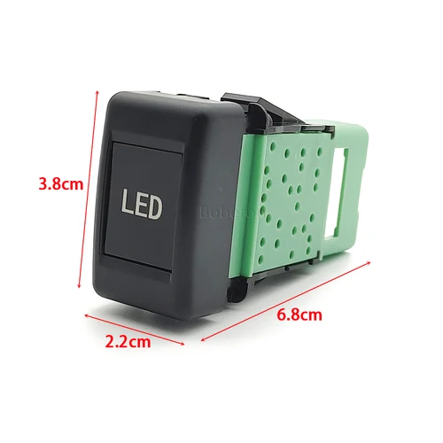 Imagen 2 del producto Para Isuzu KV100 700P naranja LED luz LED para coche interruptor de lámpara antiniebla delantera interruptor reacondicionado con cable de conexión