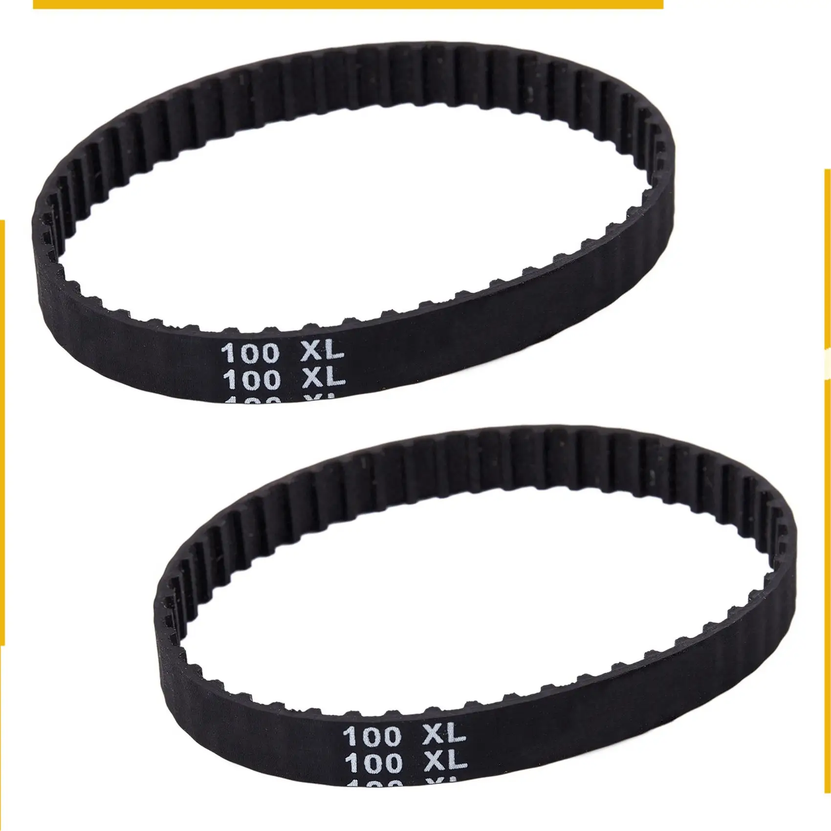 A76K 2X Polijstmachine Snelheidsregeling Aandrijving Rubberen distributieriem 50 tanden 10 mm breed 100XL