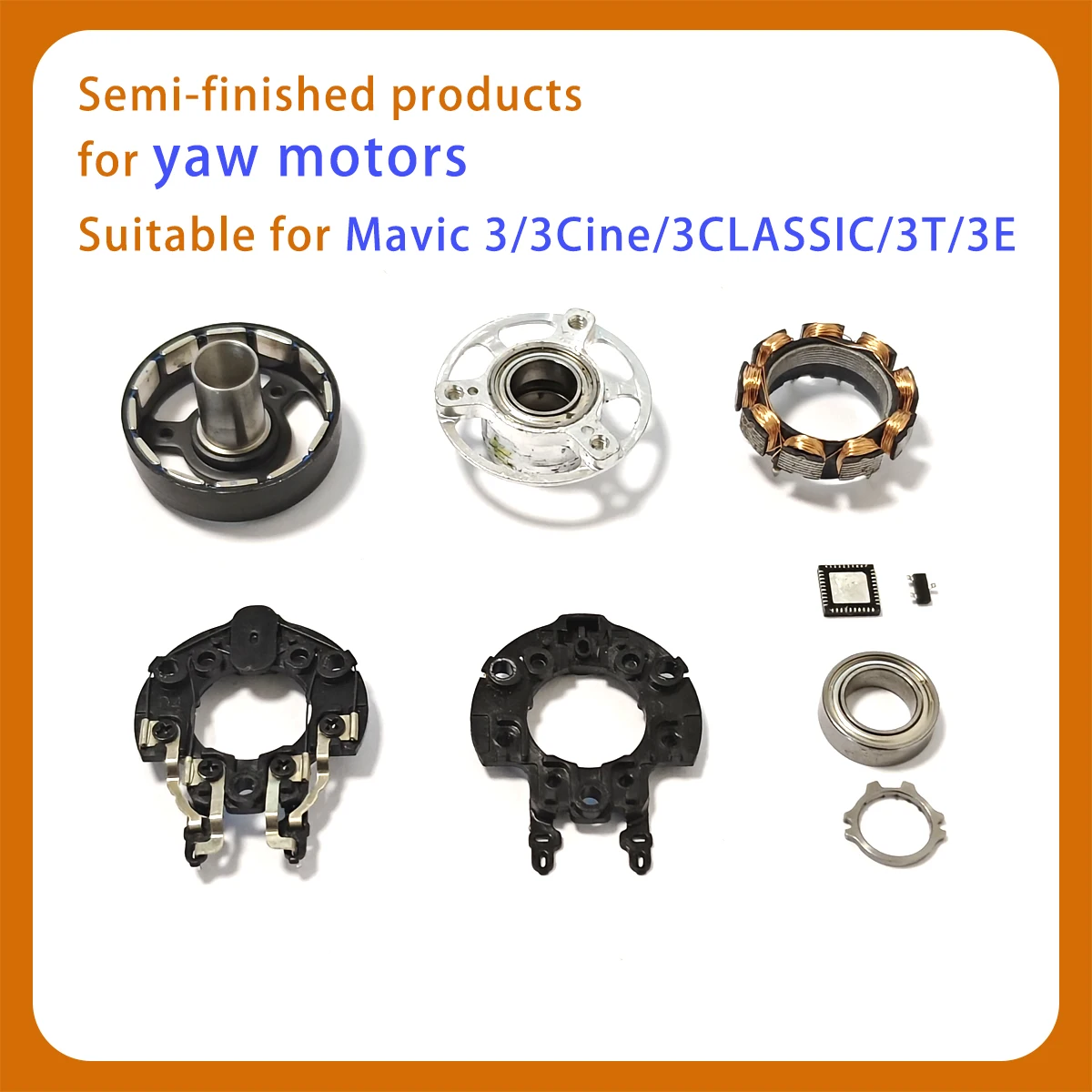 Mavic 3 gimbal yaw motor motherboard magnetic ring coil bearing base Mp6536 chip ypr suitable for Mavic 3 series