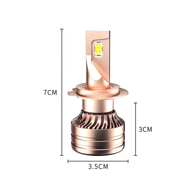 Hot Sale Auto Lighting System H4 60W LED Car Headlight Bulbs IP68 Aluminum DF7 H1 H7 H8 H9 H11 9005 9006  car accessories