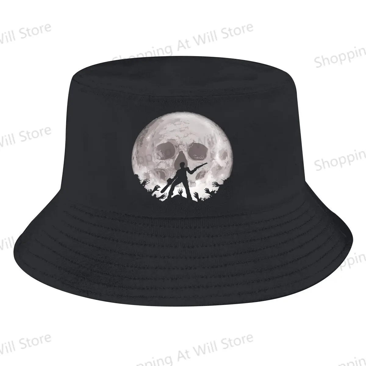 3D Printing Ash Vs The Evil Dead Men's and Women's Fisherman Hat Horror Movie Bruce Campbell Fishing  Hat Boyfriend gift