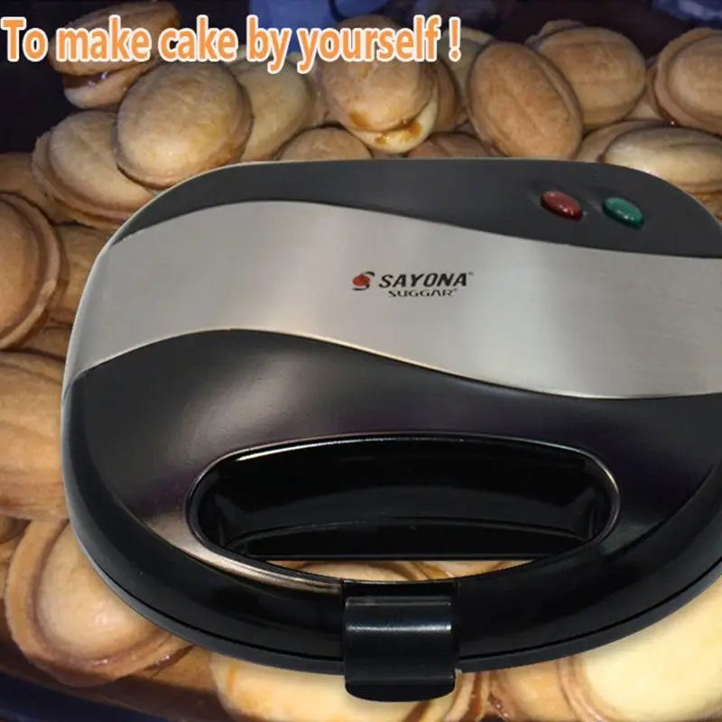 D0ab điện làm bánh Walnut Maker Automatic Nut Waff Bread Machine