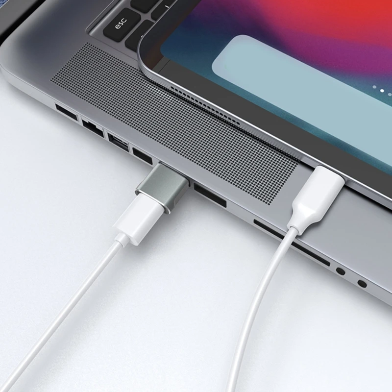 Adaptador USB3.0 a tipo C Convertidor transferencia 5 Gbps para transferencia y carga datos