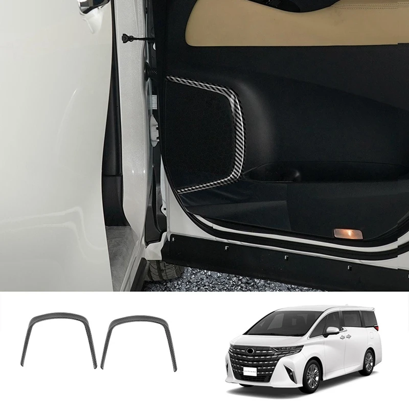 Car Door Trumpet Trim Strip Speaker Trim Sticker For Toyota ALPHARD VELLFIRE 30 Series 2016-2022