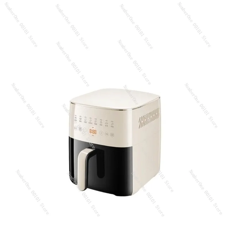 Premium 6L Visible Air Fryer with Far Infrared Heating Steam Tender Fry Technology No Need to Flip Food Touch Screen Electric