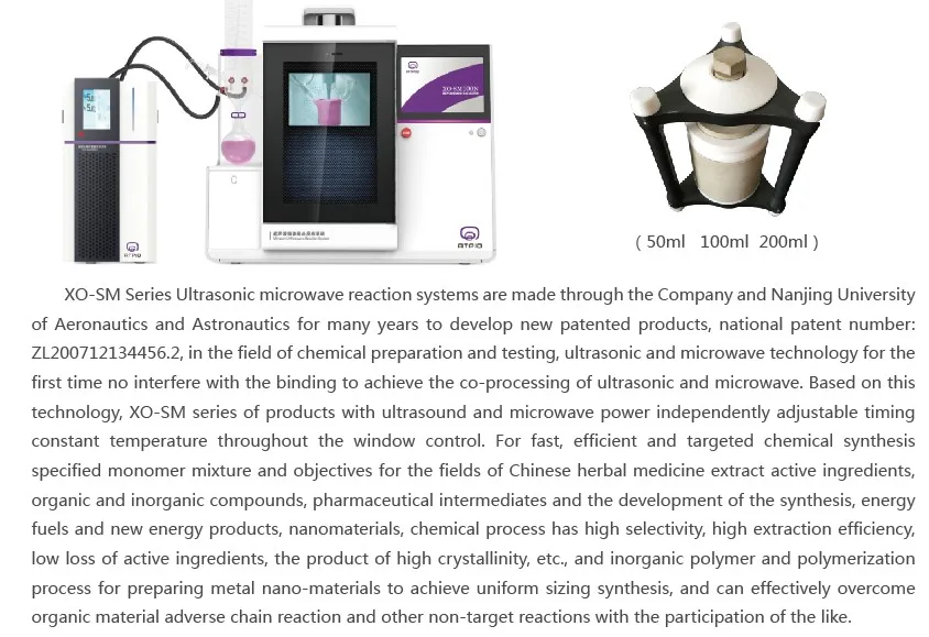 Integrated Ultrasonic and Microwave Reactor for Laboratory Applications Chemical Processing Equipment