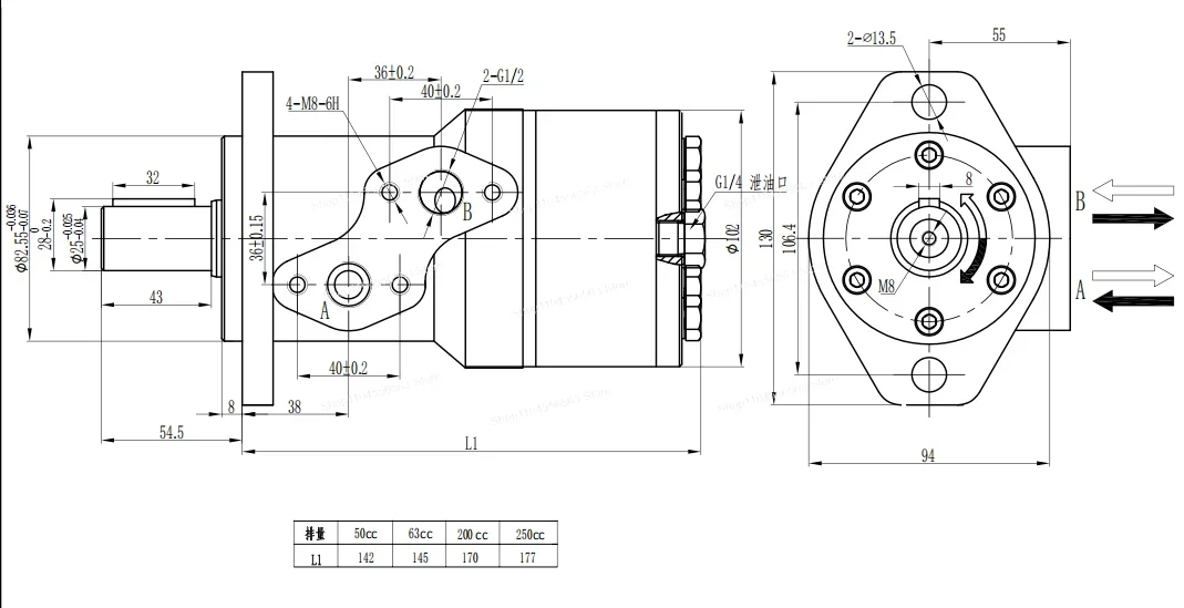 （Popular Items Today）Fit For BMR Series Orbital Hydraulic Motor For Agricultural Machinery Harvester Mower Spreader