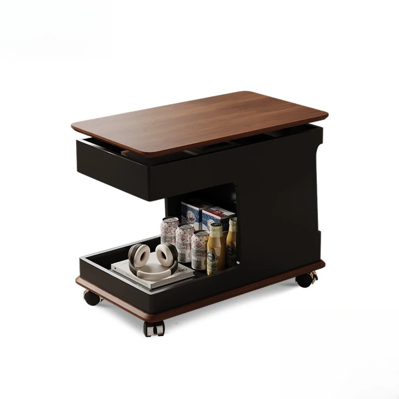 

Wheeled trolley sofa coffee table temporary office leisure medieval