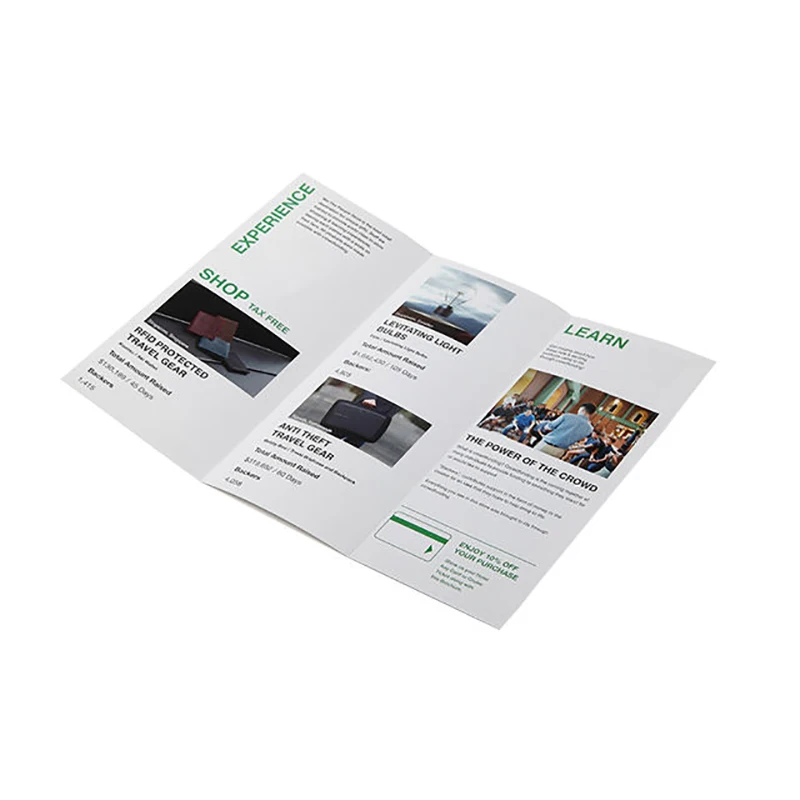 Professional Factory Custom Leaflet Printing Offset Printing Foil Flyers Design Booklet And Print Brochure