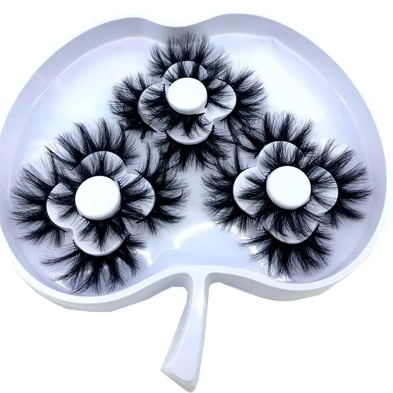 HBZGTLAD 9 Pairs 3D Soft Mink False Eyelashes Handmade Wispy Fluffy Long Lashes Natural Eye Extension Makeup Kit Cilios