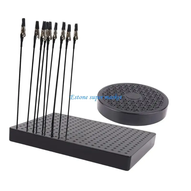 090B Efficient Model Coloring Turntable Display Holder with Clamp for Model Painting