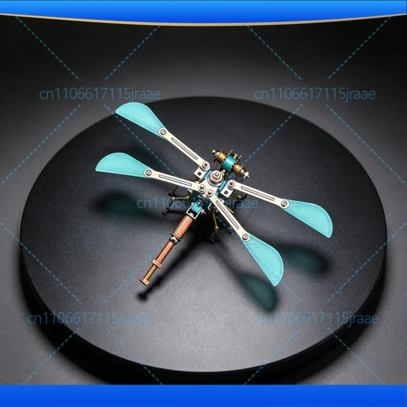 Steampunk Mechanical Dragonfly Insect 3D Metal Assembly Model DIY Handmade Jigsaw Puzzle