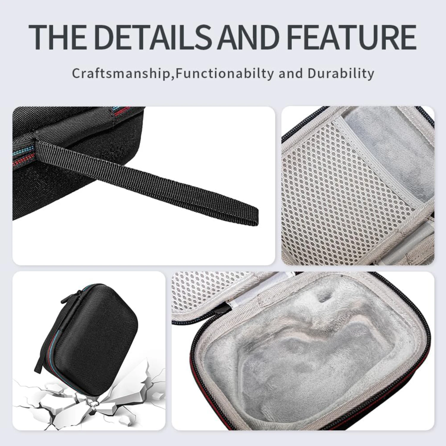 Zopreore rígido eva caixa de viagem ao ar livre saco armazenamento caso para logitech mx master 3s/master 3/mx master 2s avançado mouse sem fio