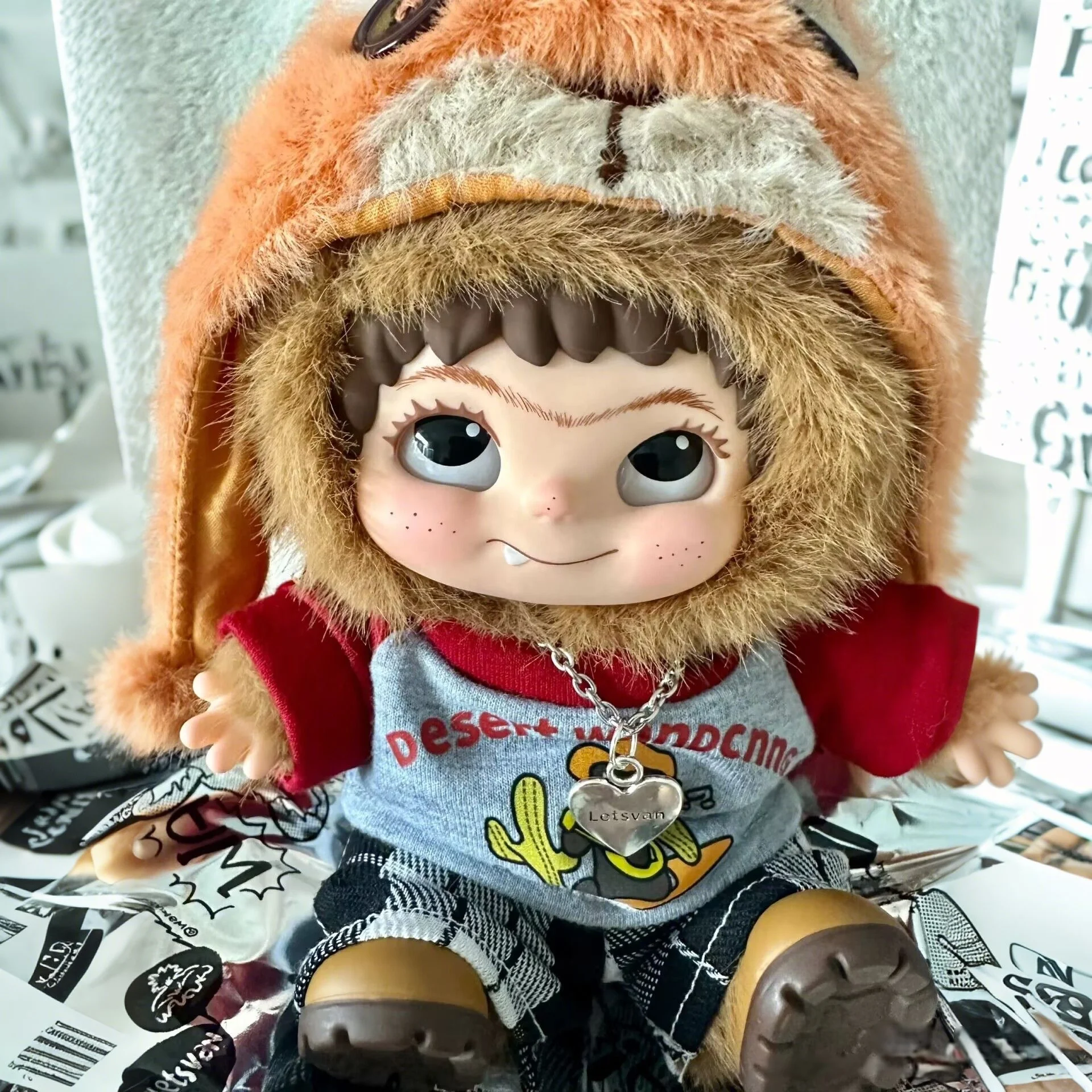 

20cm WaKUKU Clothes WAKUKU Baby Clothes For Trendy Party Vinyl Doll WaKUKU Plush Doll Cute Clothing Doll Accessories Wakuku Gift