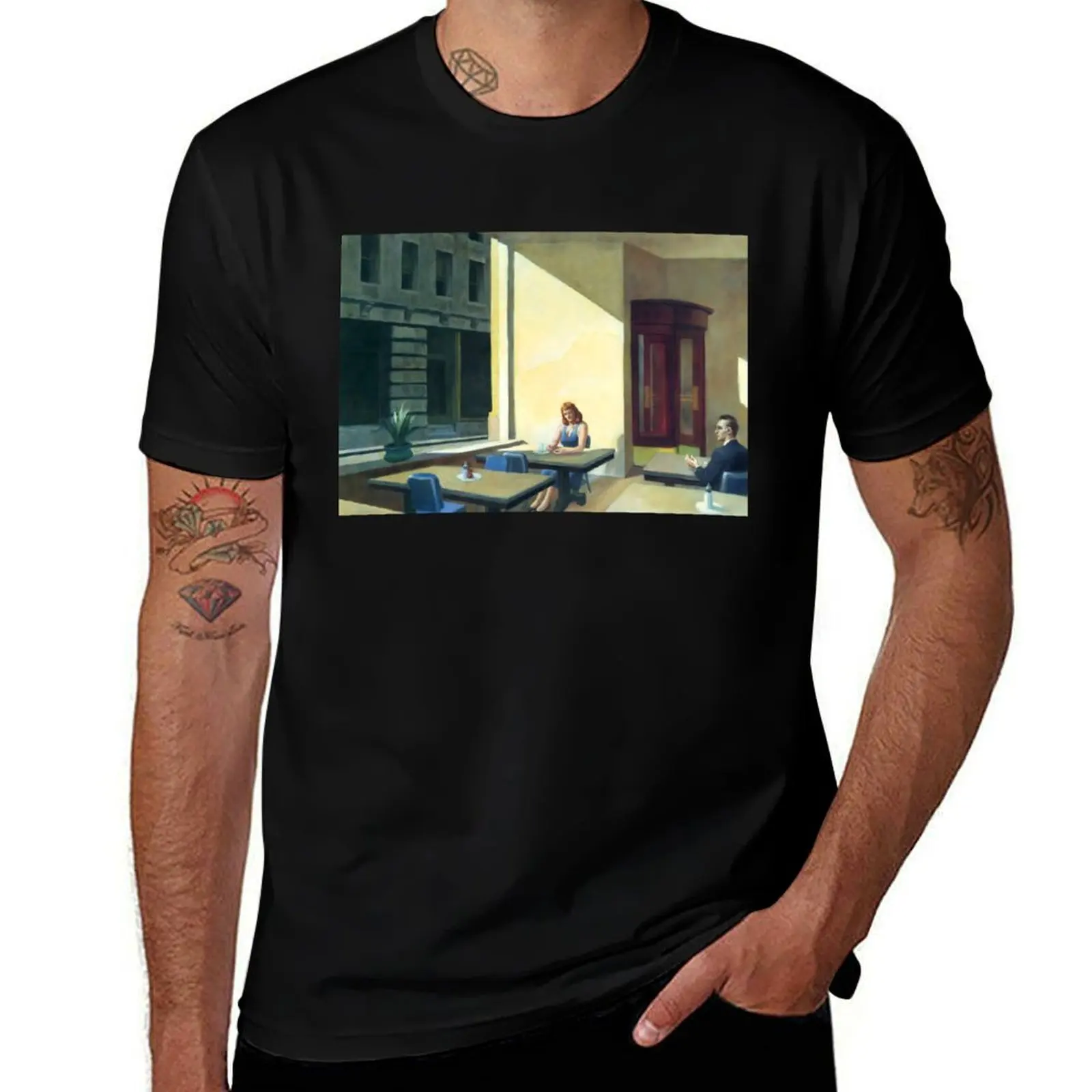 

Edward Hopper T-Shirt cotton t shirt pack t shirt man designer T-Shirt
