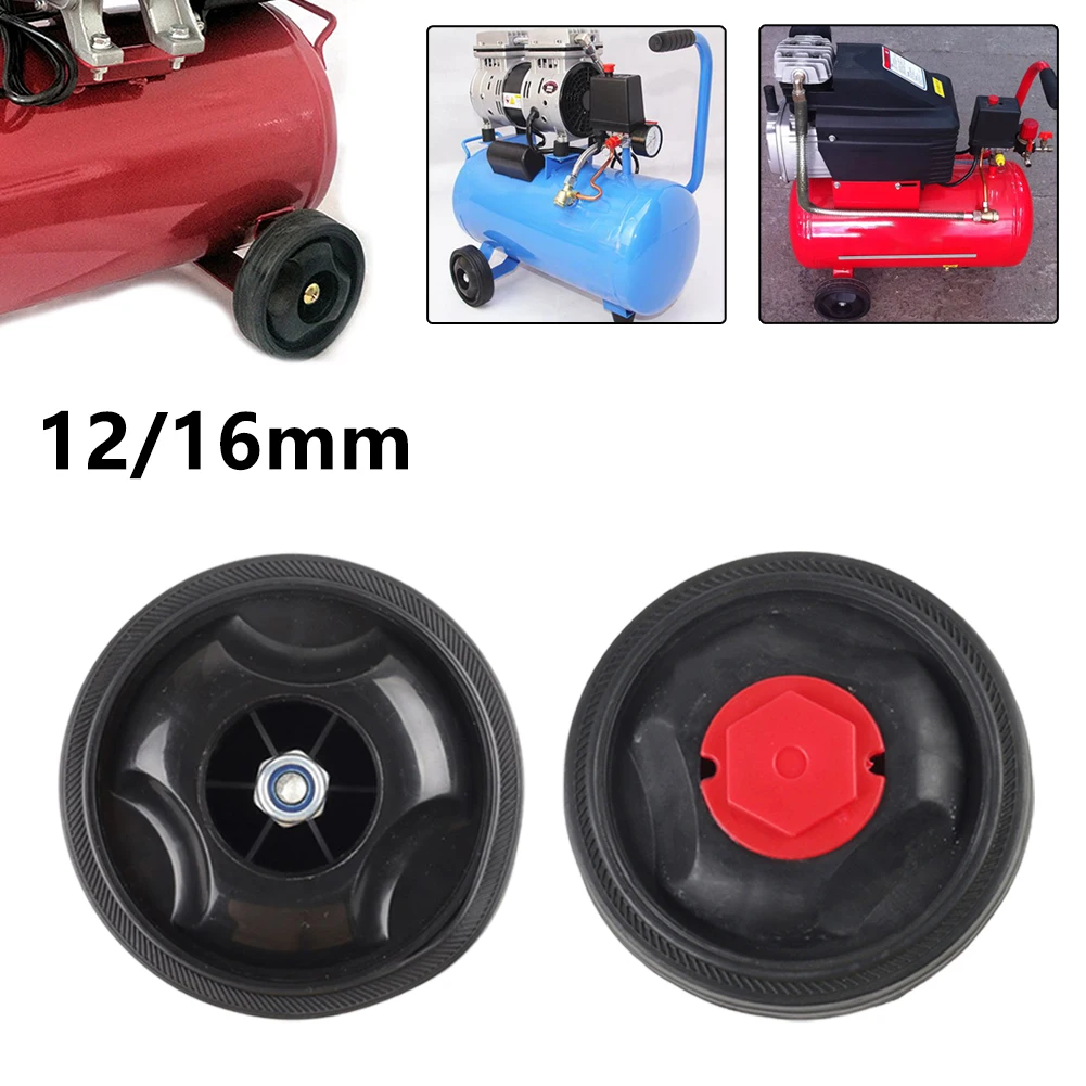 Air Compressor Caster Wheels For Air Pumps For Oil-free Machines Improve Stability Non-Slip Reduce Noise Brand New