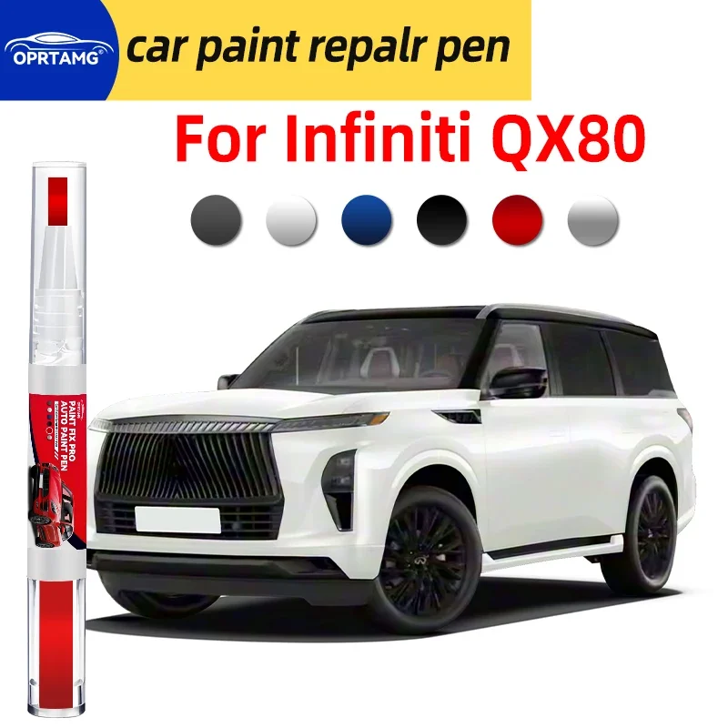 Caneta de pintura para retoque de pintura automotiva Infiniti QX80 2004-2025, ferramentas de detalhamento para reparo de arranhões, acessórios automot