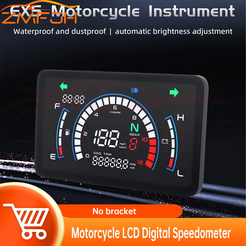 

LCD Digital Motorcycle Speedometer/bracket For Honda EX5 Dream/EX5 Ipowed Digital Dashboard Instrument Panel Meter