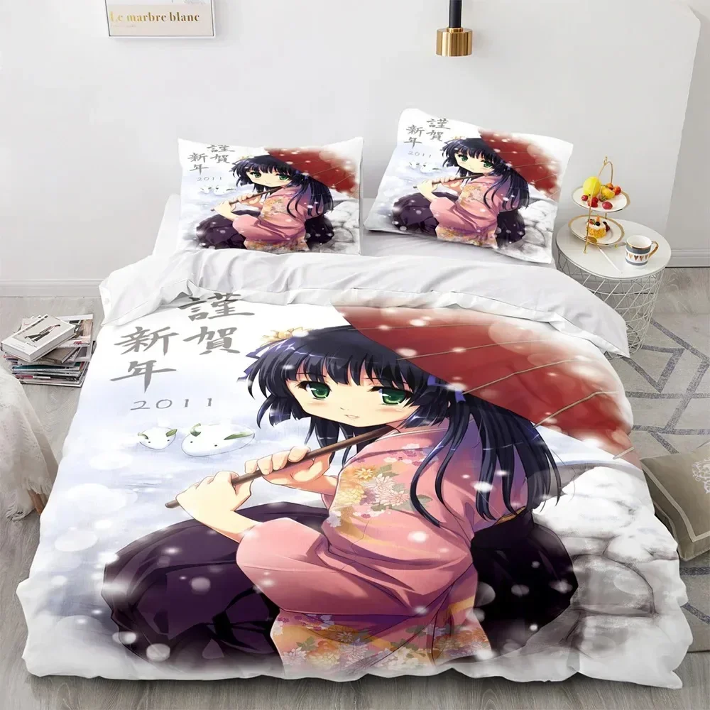 

Anime Kawaii Sexy Girl Bedding set Printed Duvet Cover Pillowcase Single Double Queen Super King Size Sets