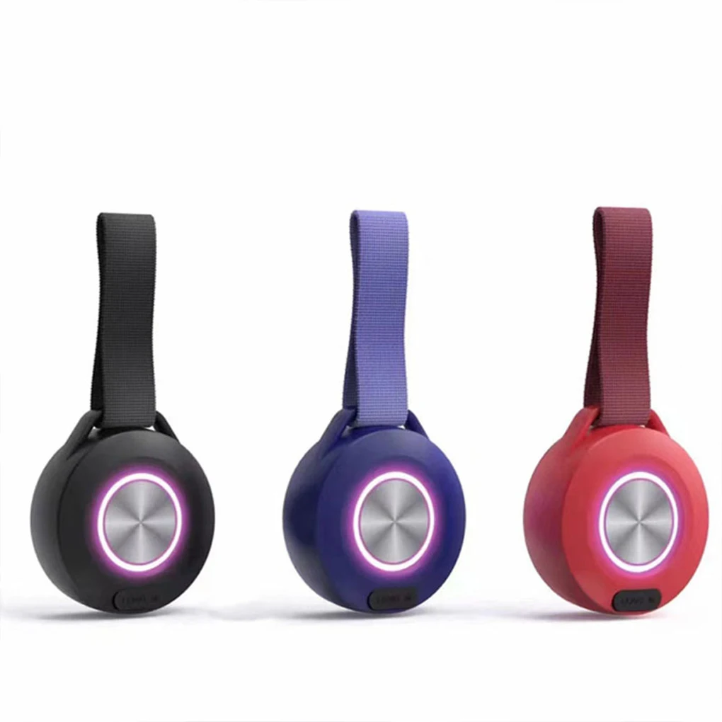 Wireless RGB Speaker Mini Waterproof Removable Strap Hanging Loudspeaker image 4