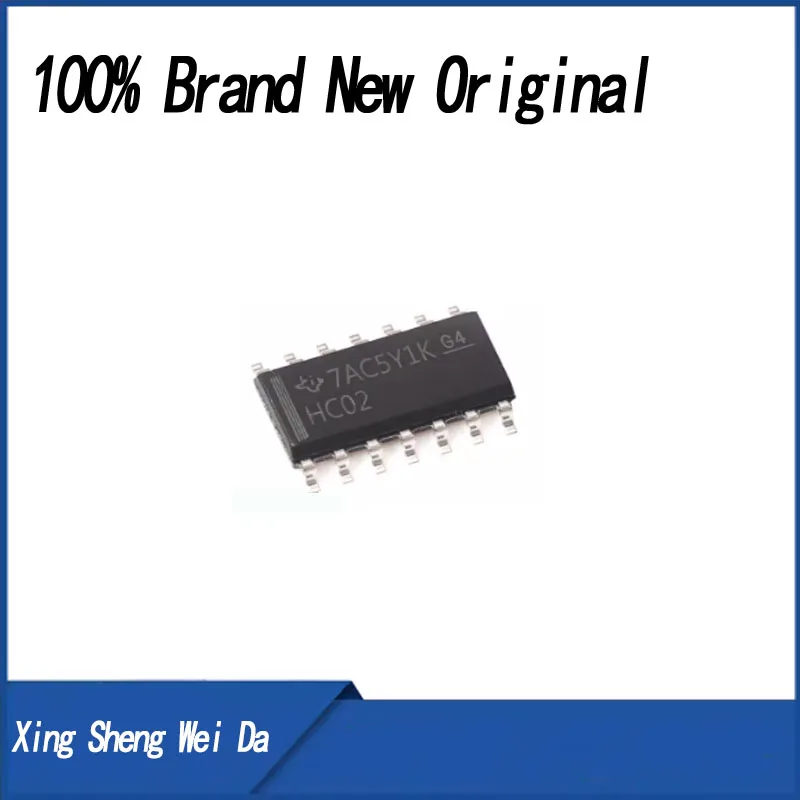 

10 pieces/batch 74HC02 74HC02D SN74HC02D SMD SOP-14 logic chip in stock new original IC