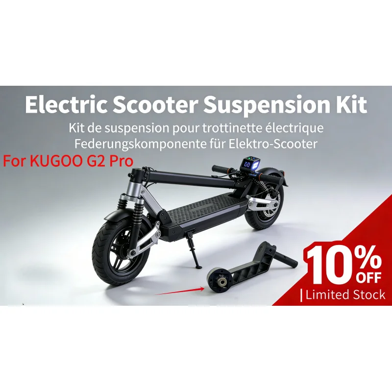 

Вилка передней подвески для электрического скутера KUGOO G2 Pro, амортизатор переднего колеса, кронштейн рулевого управления, детали из алюминиевого сплава