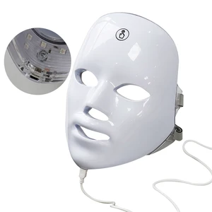 LED Photon Máscara Facial para Home Facial, Iluminamento, Rejuvenescimento Da Pele, Acne Cuidados, Poros Encolhendo, Anti-Rugas, 7 Cores 8 principais vendas maquina face - №4