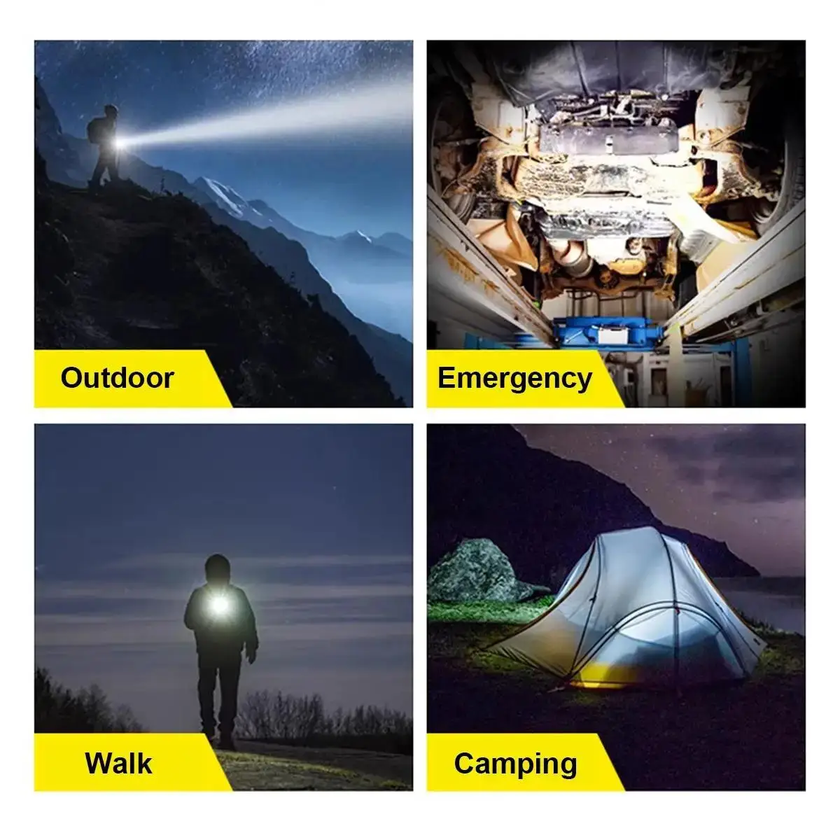 Multifunction Dimming Flashlight Multifunctional Keychain Led Waterproof Usb Rechargeable Flashlights With Magnet Clip On Pocket