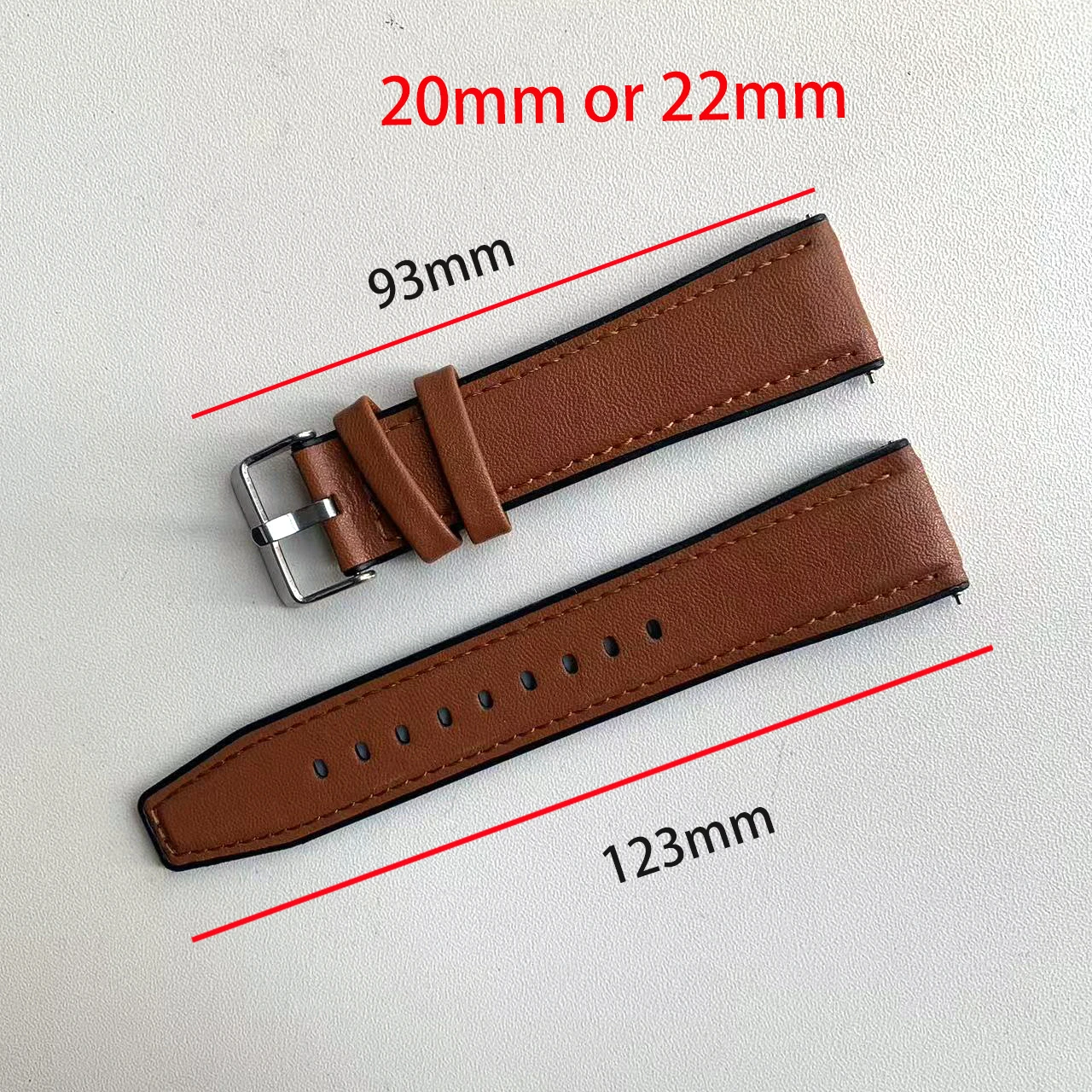 Lederen Siliconen band Voor Am - Titan Smartwatch Accessories recensie en prijs