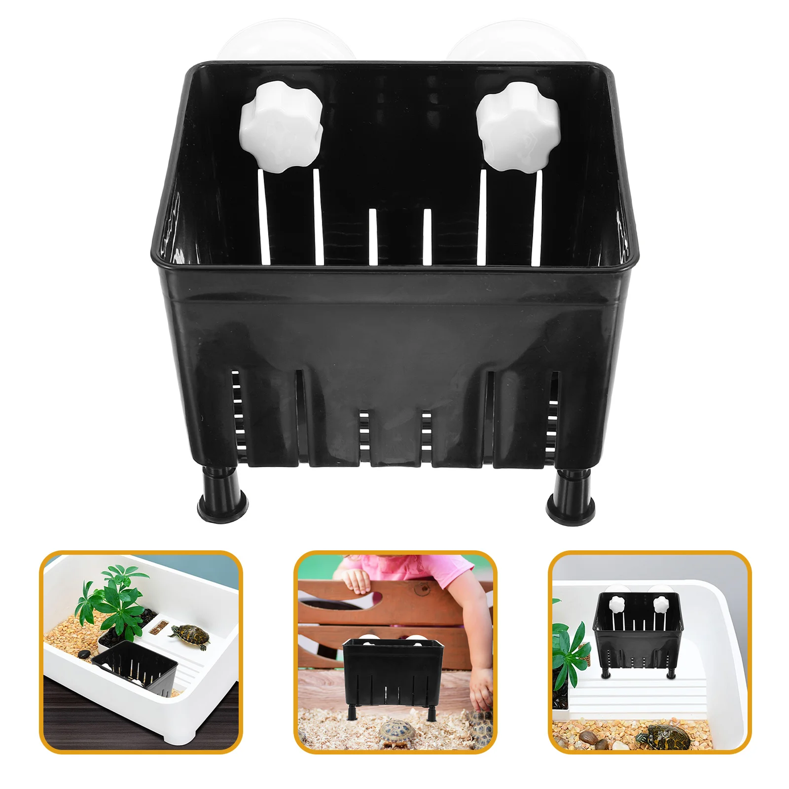 

1 set 1 Set Of Isolation Box For Fish Tank Aquarium Breeding Box With Suction Cup Tortoise Separator For Small Fish Shrimp Betta