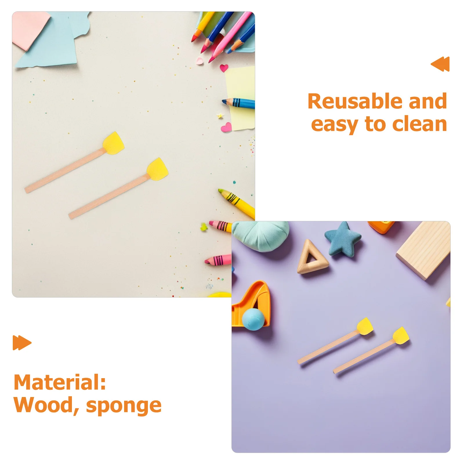 80 peças escova de esponja redonda esponjas de pintura para iniciantes ferramentas artísticas pincéis alegre