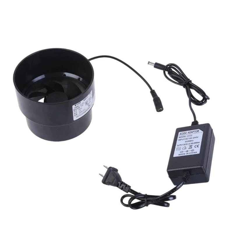 Quiet 12V Ventilator Fan 4inch Pipe Vent Air Extractor for Bathroom Kitchen 4inch Pipe Ceiling Window Duct Exhaust high quality