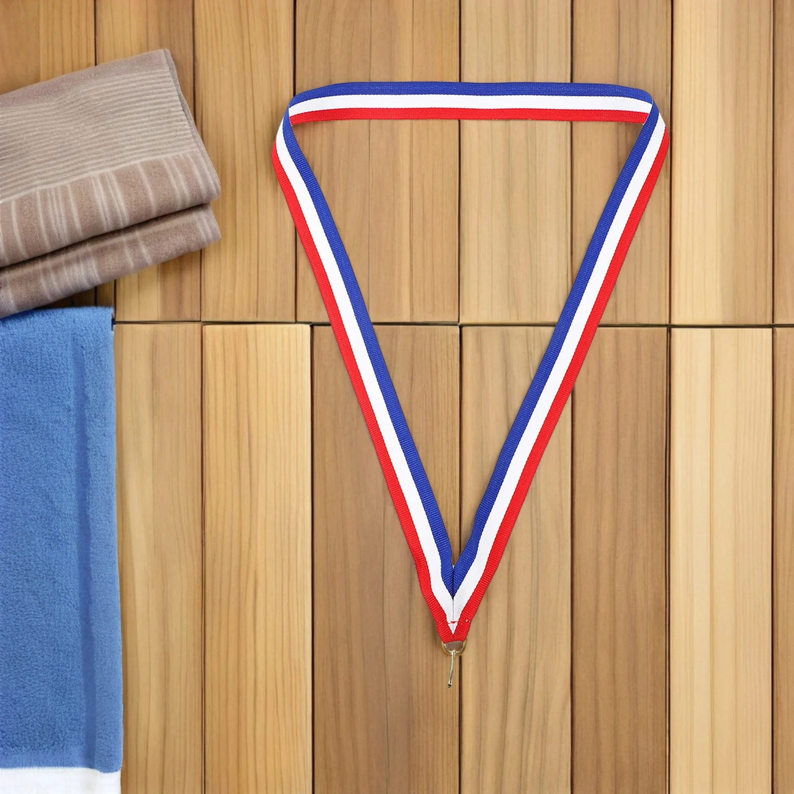 30 قطعة حبل جائزة ميدالية رياضية مع مشبك مخصص لتعرف الفريق وأشرطة الرقبة للمنافسة #1