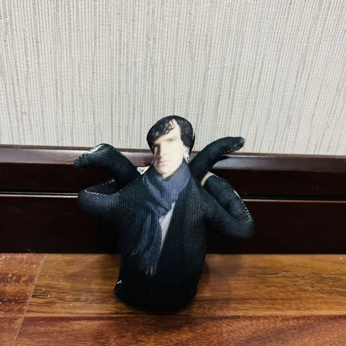 Sherlock Holmes Anime movable Stuffed Doll with Abstract Body Wire