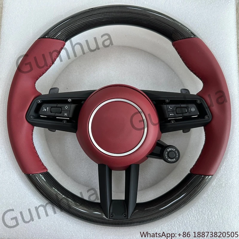 For P-orsche M-acan C-ayenne P-anamera T-aycan 718 C-ayman 991 992 911 Carrera GT2 GT2RS GT3 RS GT4 Steering Wheel