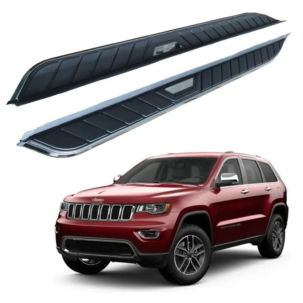 

2 шт., подходят для 2011- 2021 Jeep Grand Cherokee, боковая Шаговая подножка Nerf