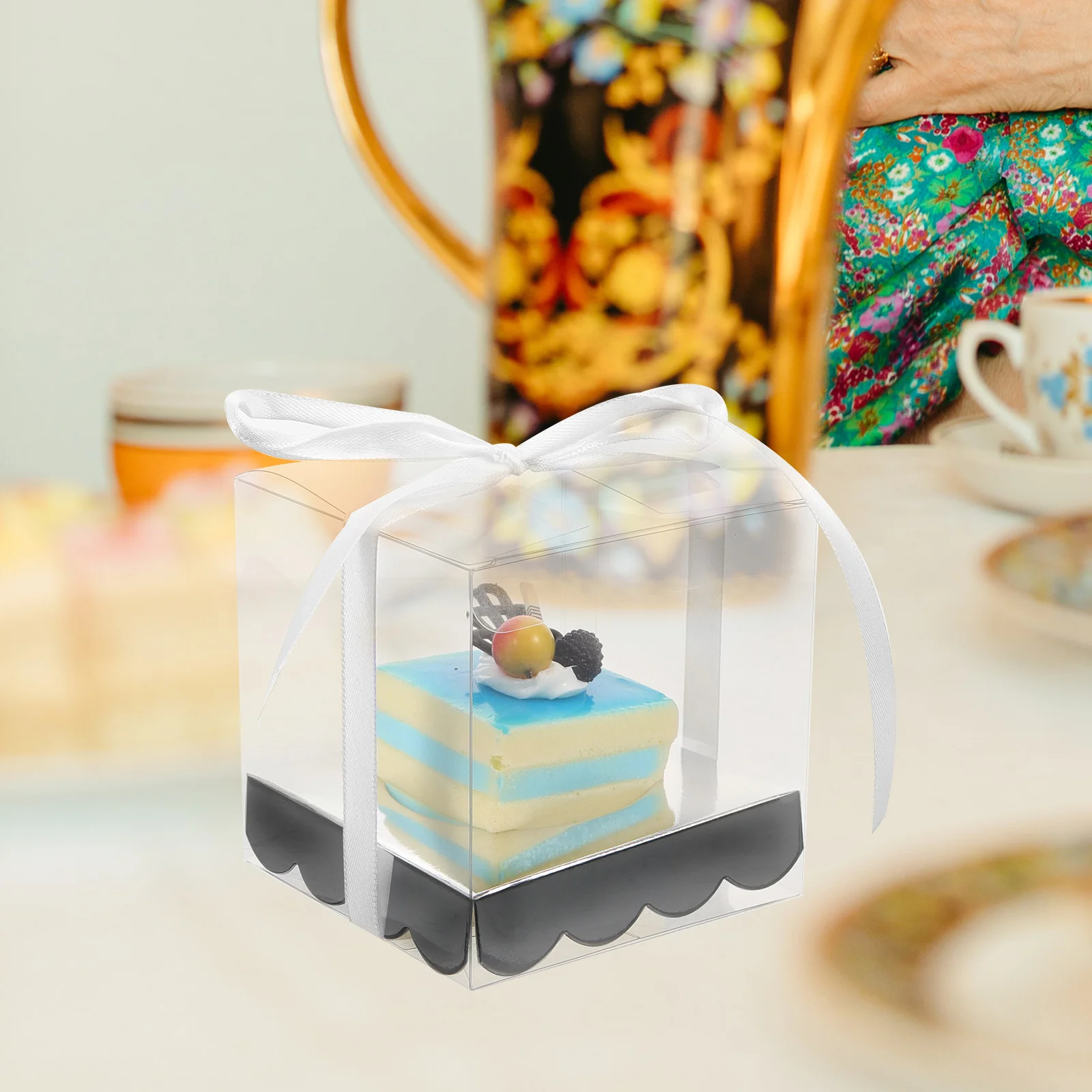 

12 Pcs Souvenir Packaging Box Bakery Boxes Gift Wrapping Individual Cupcake for Presents Transparent